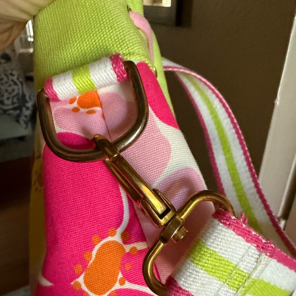 Lilly Pulitzer Pink and Yellow Floral Backpack - Picture 6 of 7